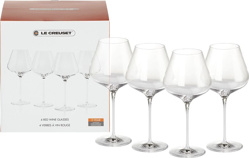 Copas de Vino para Borgoña Le Creuset, Pack de 4 unidades