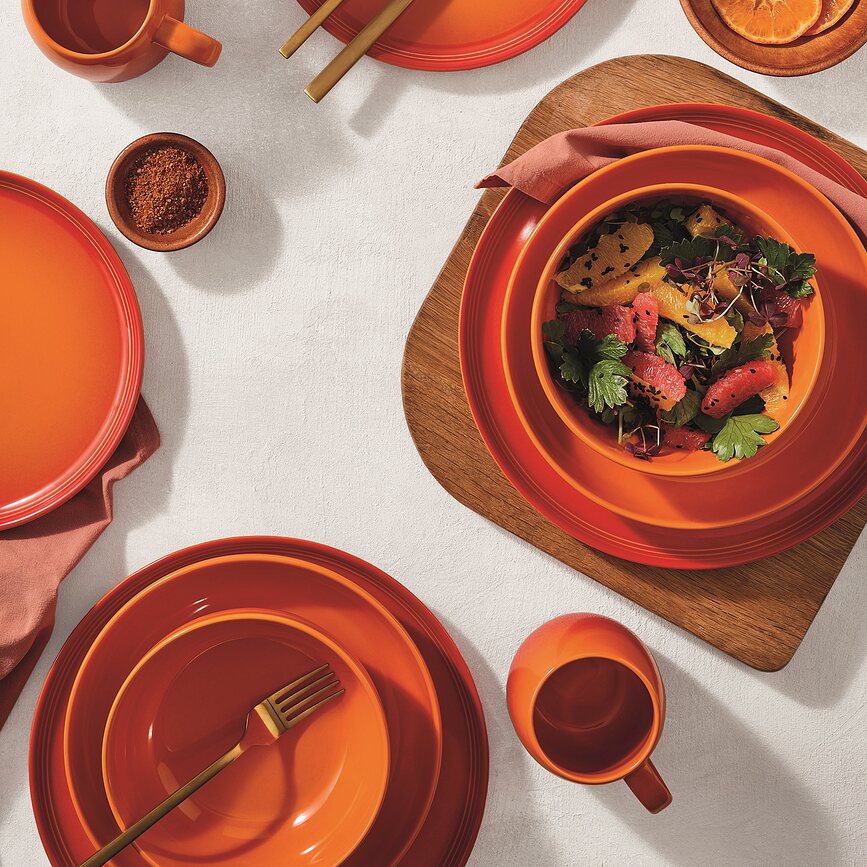 Coupe Assiette à Déjeuner 22 cm, sel marin