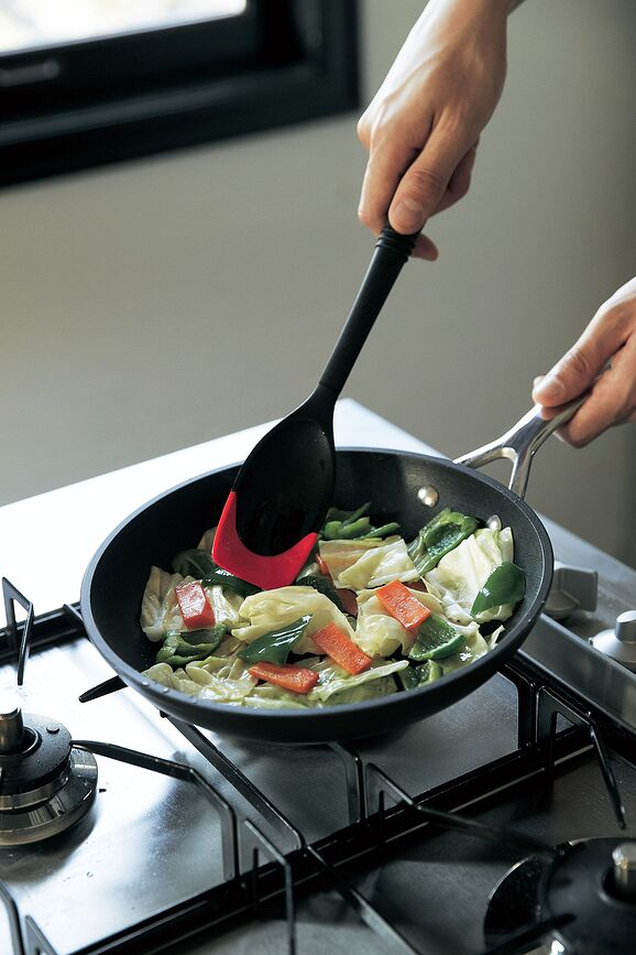 Cuchara de Cocina de silicona Le Creuset, rojo cereza