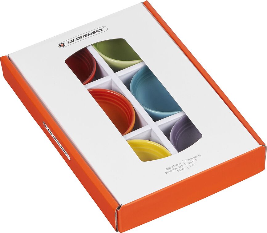 Cuencos de colores Le Creuset Rainbow, surtidos, Set de 6 unidades