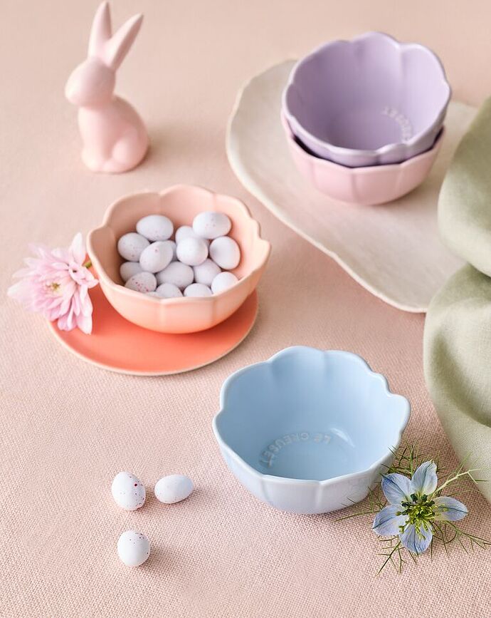Cuencos Le Creuset Petal 160 ml, tonos de rosa, 4 unidades