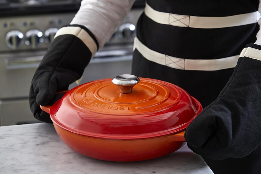 Delantal Le Creuset, negro