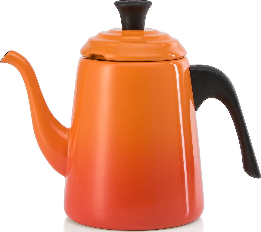 Drip Čajnik 700 ml plameno narančasti