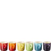 Espreso puodeliai Le Creuset Rainbow spalvoti 100 ml 6 vnt.