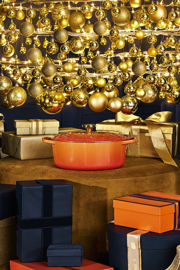 Flamme Dorée Cocotte ovale, 29 cm, orange flamboyant