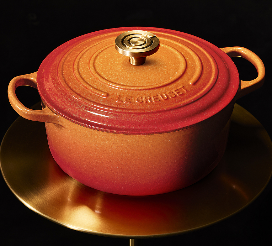 Flamme Dorée Pekač 24 cm plameno narančasti