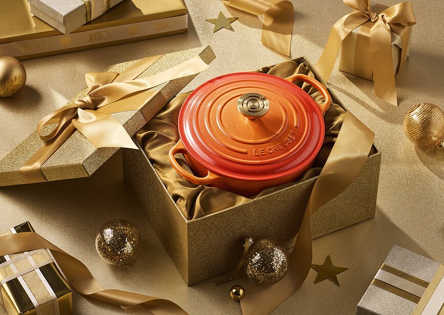 Flamme Dorée Pekač 24 cm plameno narančasti