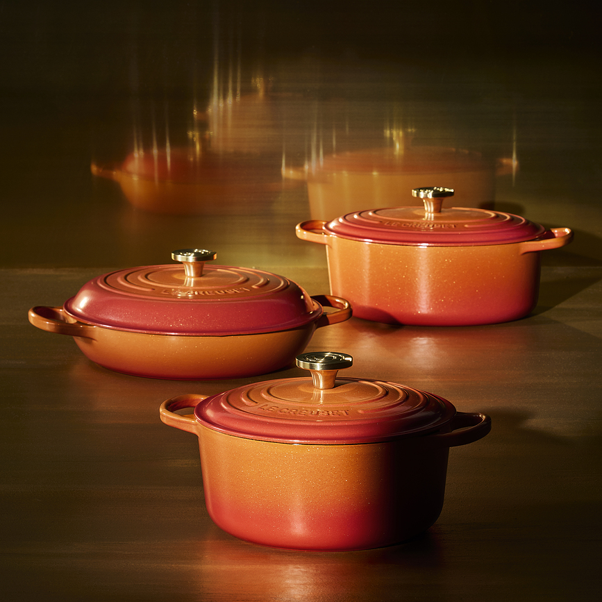 Flamme Dorée Pekač, 24 cm, plamensko oranžen