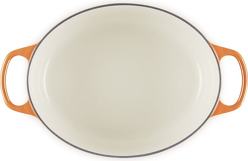 Flamme Dorée Pekač ovalen, 29 cm, žareče oranžen