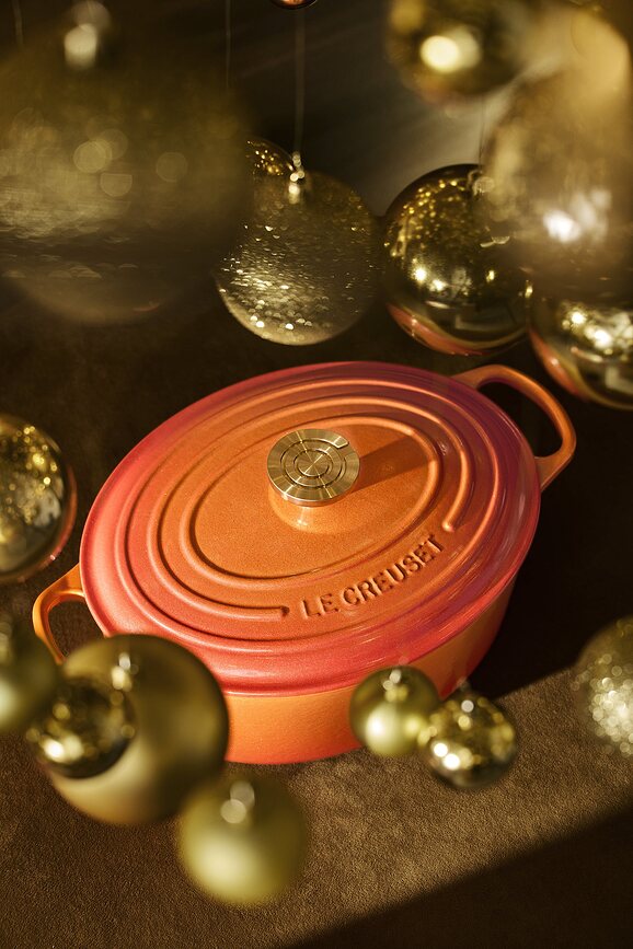 Flamme Dorée Pekač ovalni 29 cm plameno narančasti