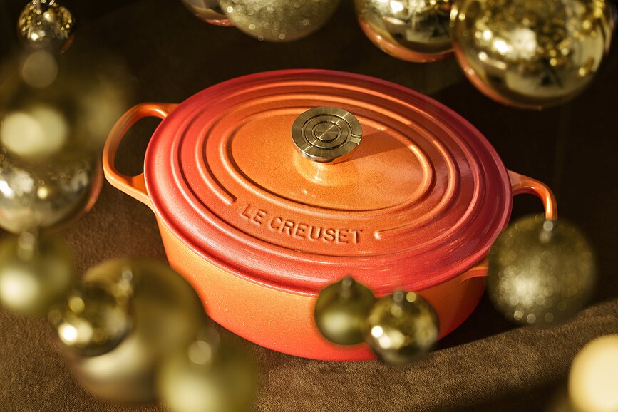 Flamme Dorée Pekač ovalni 29 cm plameno narančasti