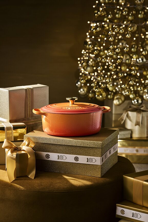 Flamme Dorée Pekač ovalni 29 cm plameno narančasti