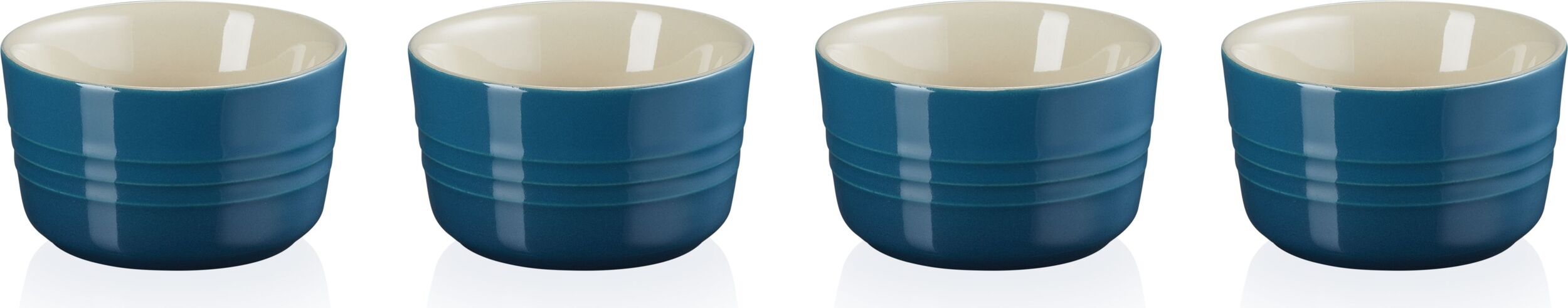 Foremki do pieczenia i serwowania Le Creuset 8 cm morskie 4 szt.
