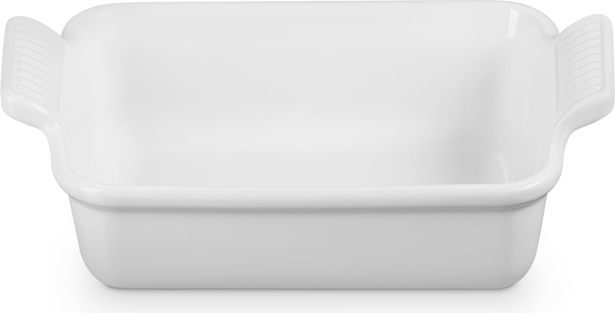 Fuente para hornear Heritage, 14 x 19 cm, blanca
