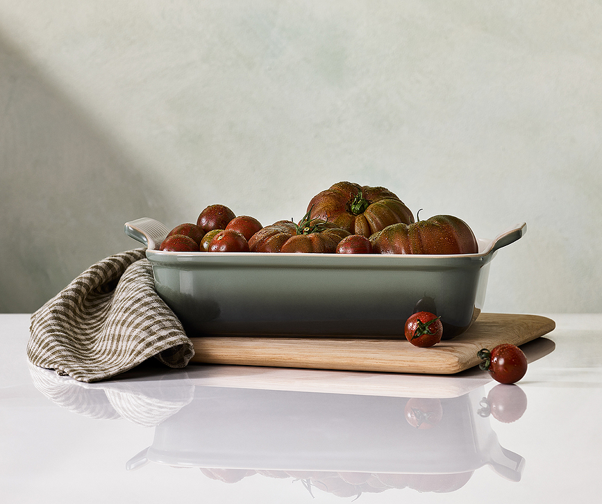 Fuente para Horno Heritage, 19 x 26 cm, color cereza