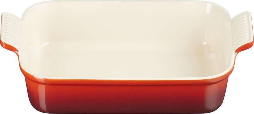 Fuente para Horno Heritage, 19 x 26 cm, color cereza