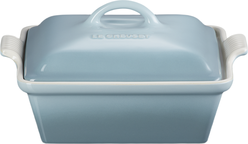 Fuente para Horno Heritage, cuadrada, 23 cm, sal marina, con tapa