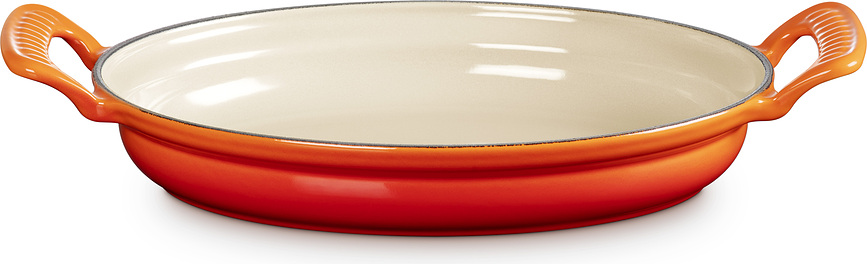 Fuente para Horno ovalada Modern Heritage, 28 cm, naranja intenso