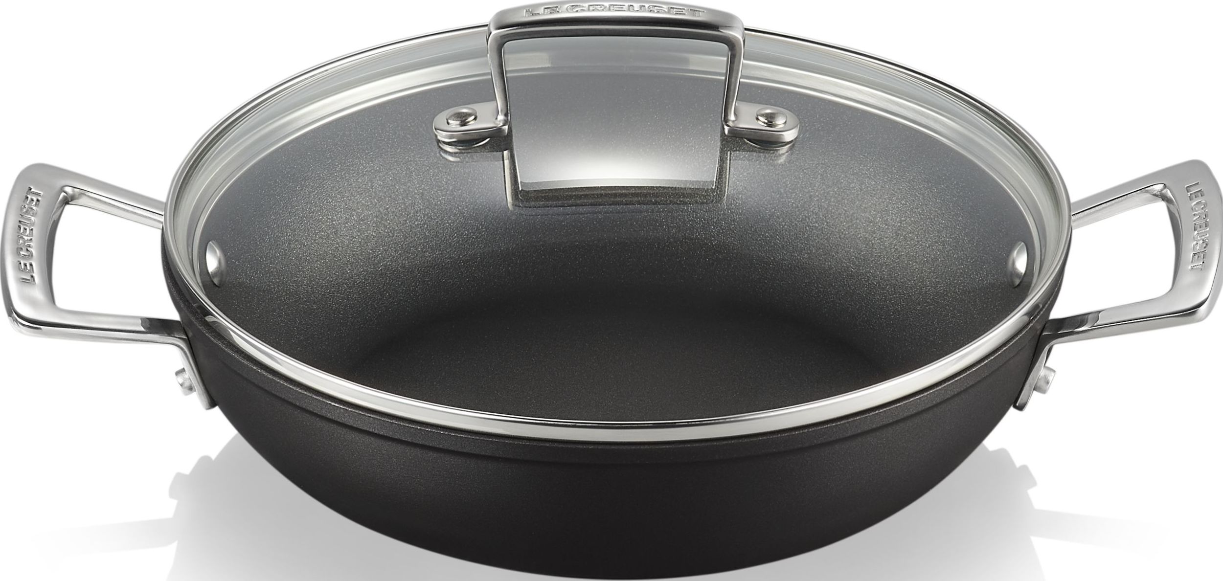 Garnek Le Creuset 24 cm aluminium nieprzywierające z uchwytami
