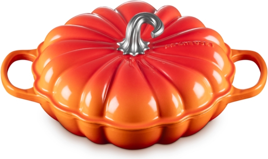 Gourmet Cocotte forme citrouille, 28 cm, orange flamboyant