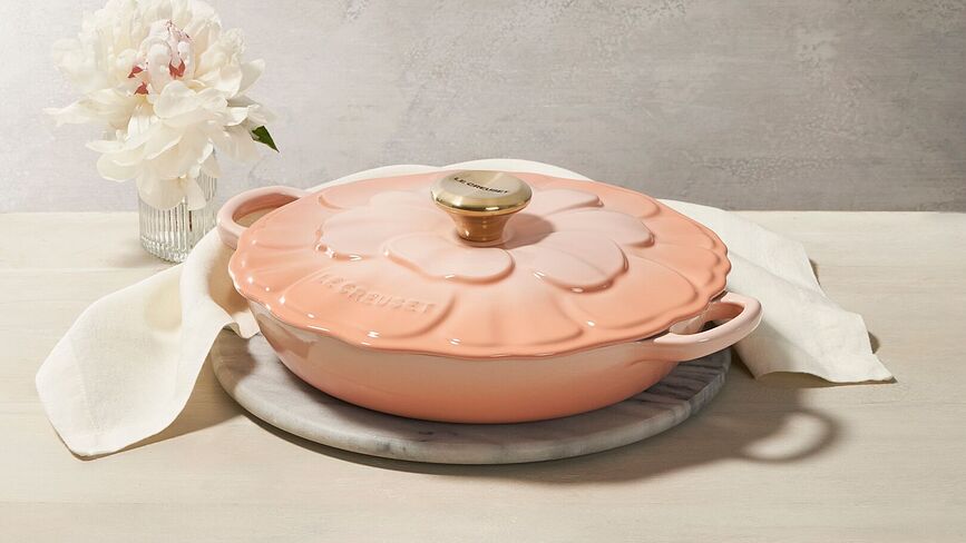 Gourmet Κατσαρόλα με σχέδιο λουλουδιού, 26 cm, αλάτι θαλάσσης