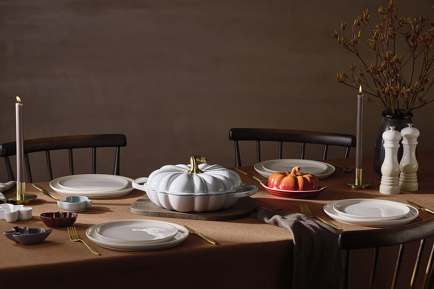 Gourmet Κατσαρόλα, σχήμα κολοκύθας, 28 cm, λευκή