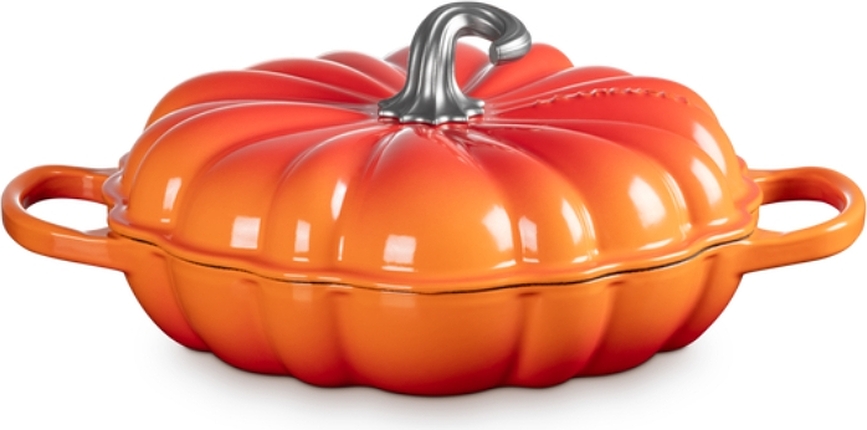 Gourmet Lonac 28 cm u obliku bundeve bijeli