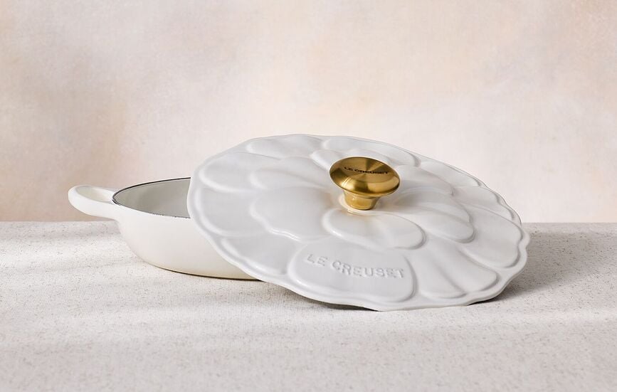 Gourmet Faitout, 26 cm, motif fleur, sel marin