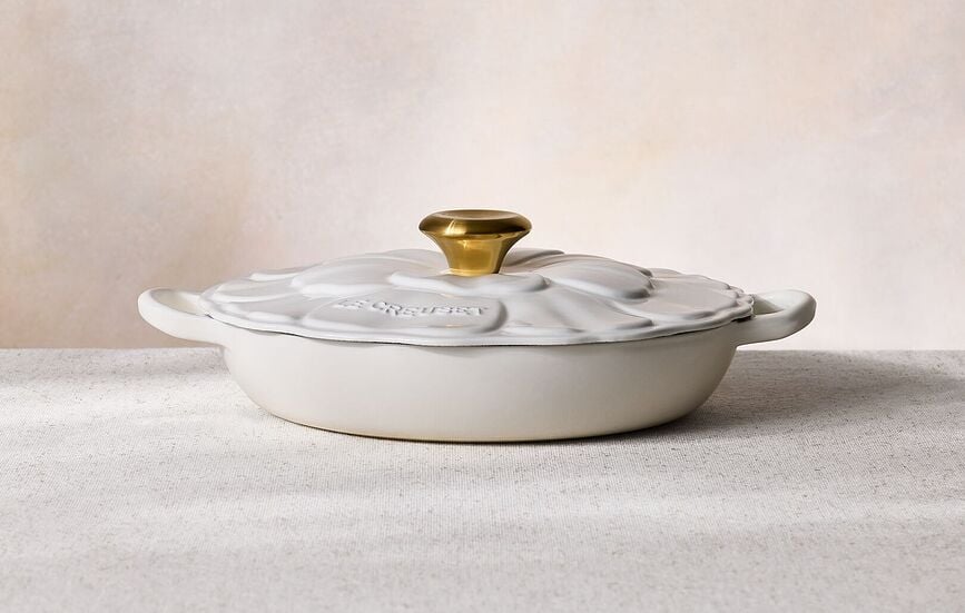 Gourmet Faitout, 26 cm, motif fleur, sel marin