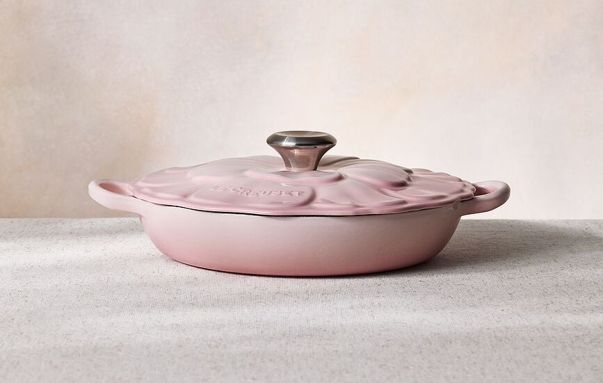 Gourmet Faitout, 26 cm, motif fleur, sel marin