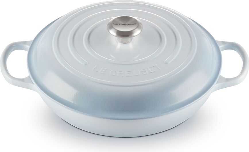 Gourmet Signature Faitout bas, 30 cm, bleu clair