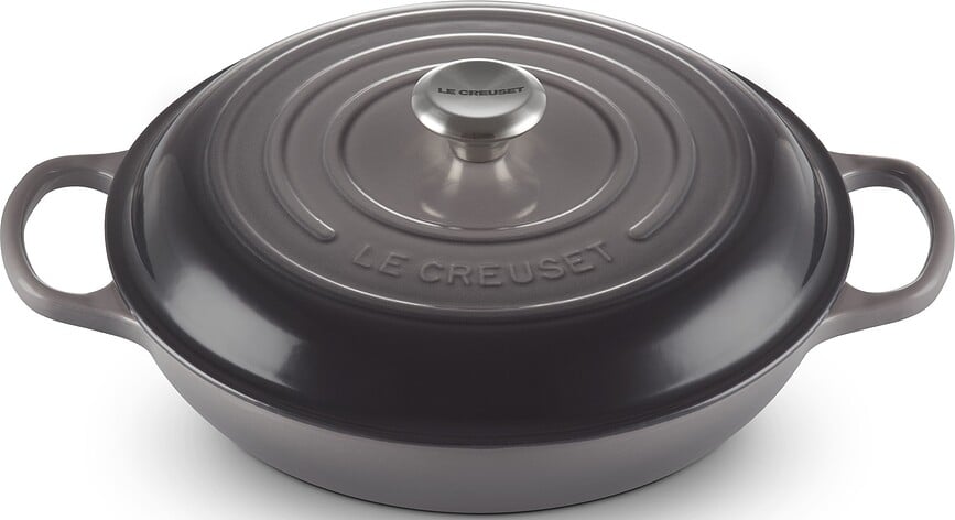 Gourmet Signature Faitout bas, 30 cm, gris