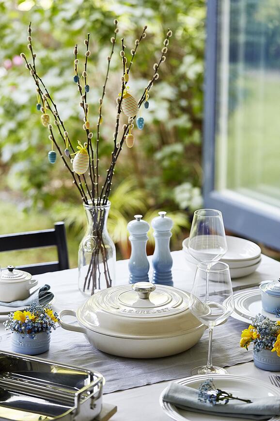 Gourmet Signature Faitout bas, 30 cm, blanc