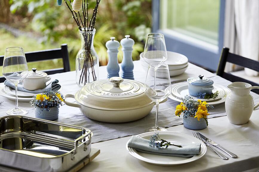 Gourmet Signature Faitout bas, 30 cm, blanc