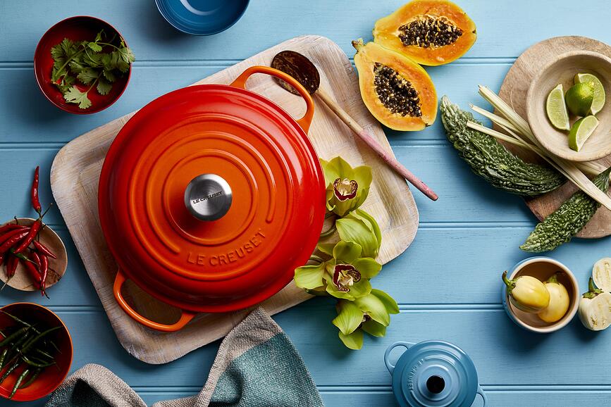 Gourmet Signature Κατσαρόλα χαμηλή, 30 cm, γαλάζια