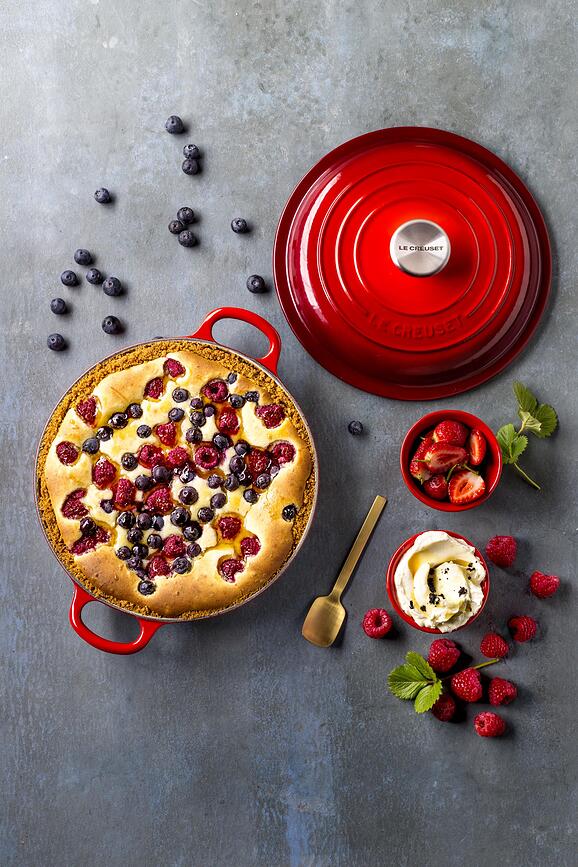 Gourmet Signature Κατσαρόλα χαμηλή, 30 cm, γαλάζια