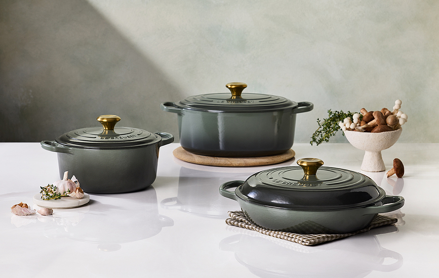 Gourmet Signature Κατσαρόλα χαμηλή, 30 cm, γαλάζια