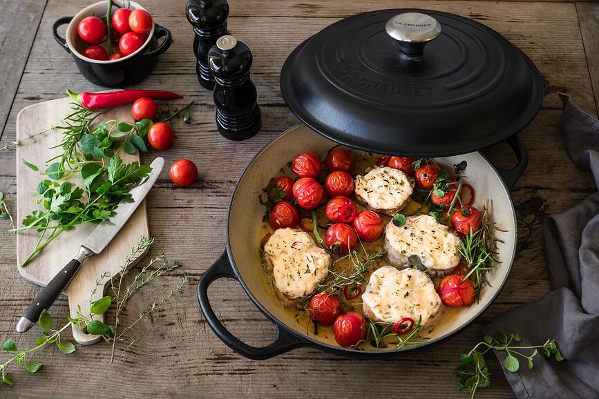 Gourmet Signature Pekač, 30 cm, ognjeno oranžen