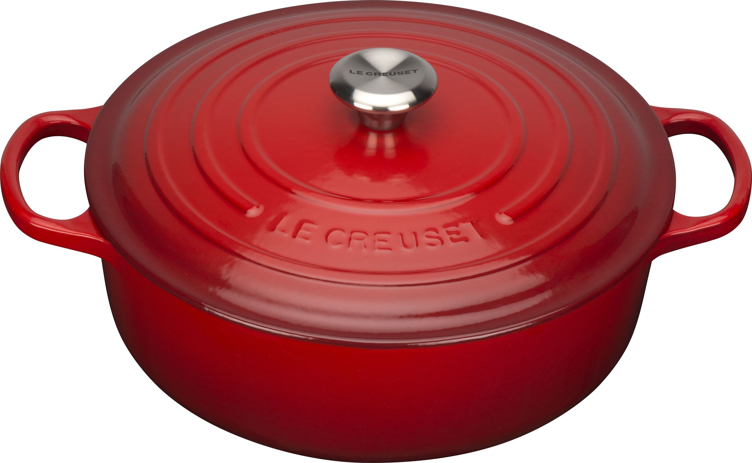 Gourmet Signature Topf 30 cm kirschrot