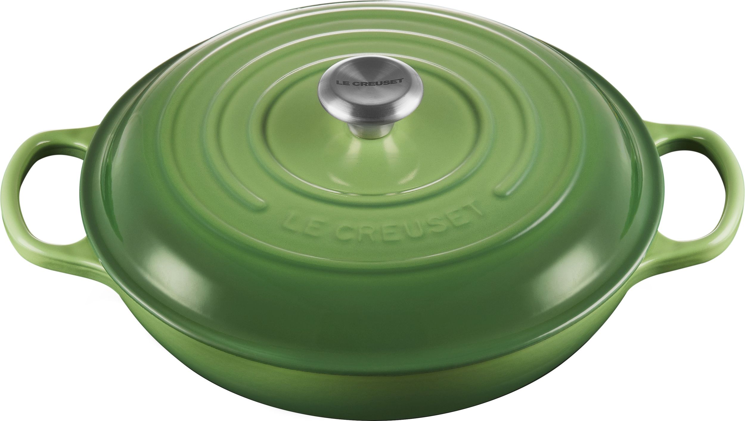 Gourmet Signature Topf 30 cm niedrig Bambusgrün