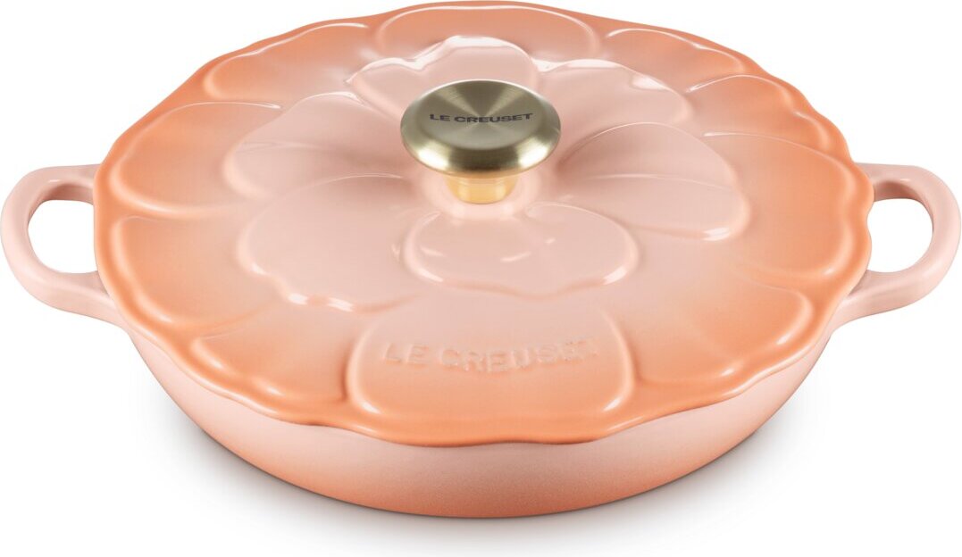 Gourmet Topf 26 cm Blume Pfirsich