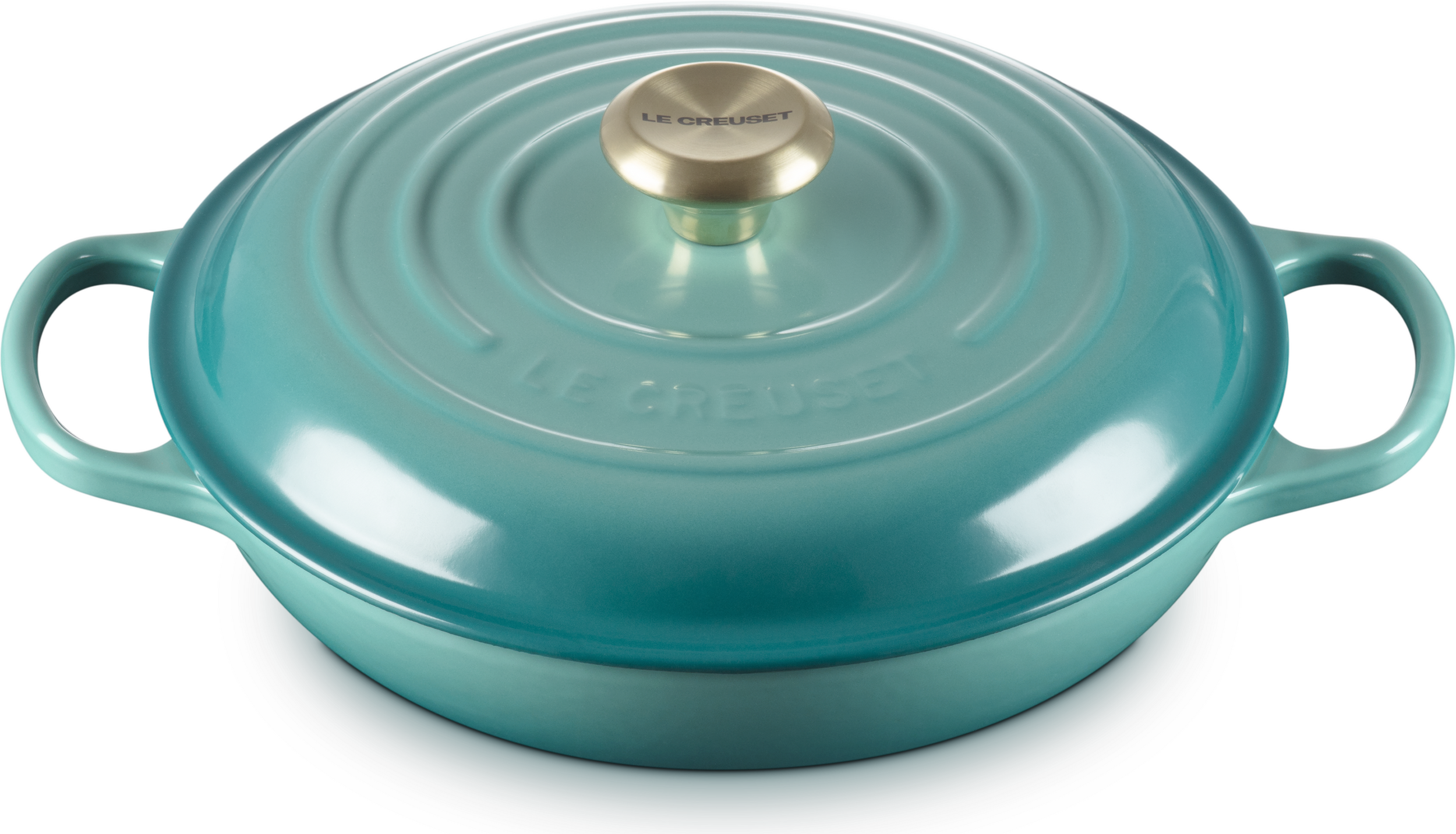 Gourmet Topf niedrig 26 cm, Bleu Riviera
