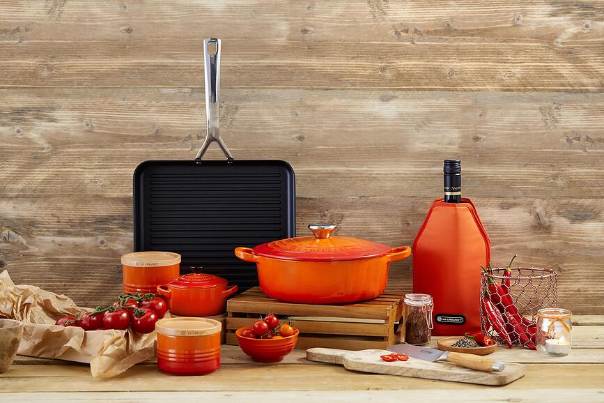 Gryde Gourmet Signature 30 cm, flammende orange