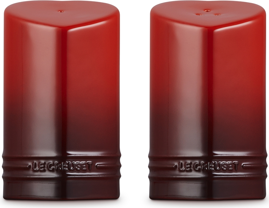 Heart Σετ Αλατοπίπερο, λευκό, 2 τμχ