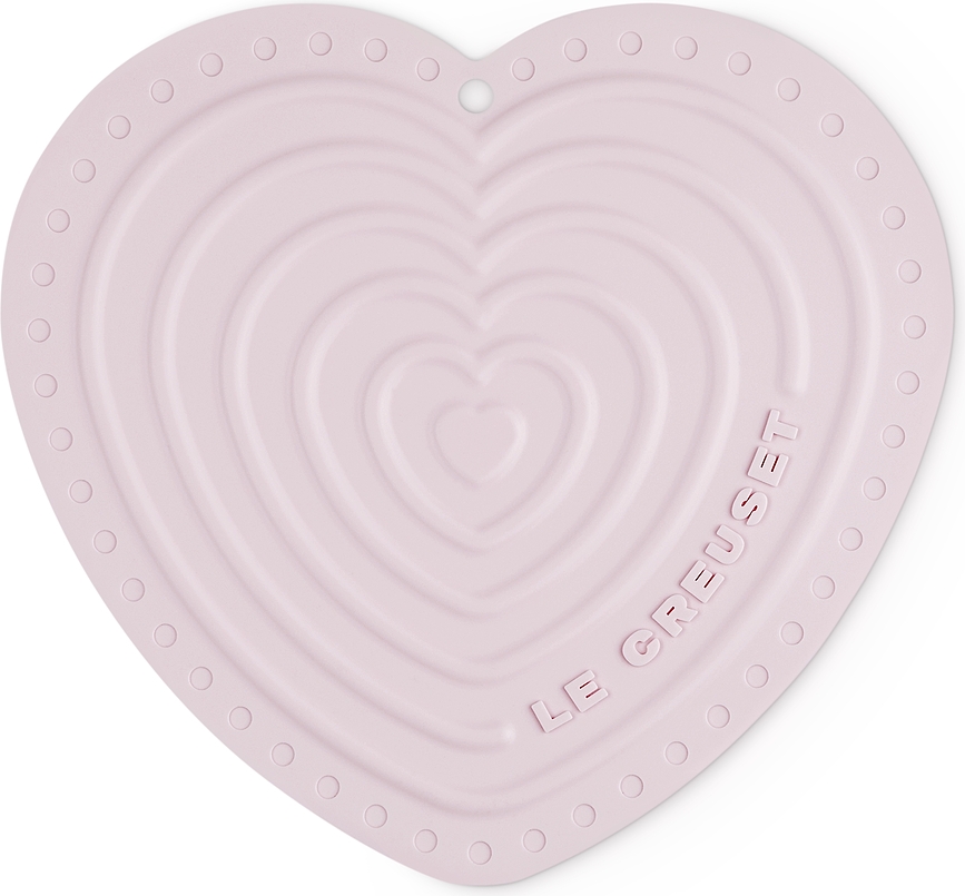 Heart Podstavek za vroče posode, 20 cm, roza