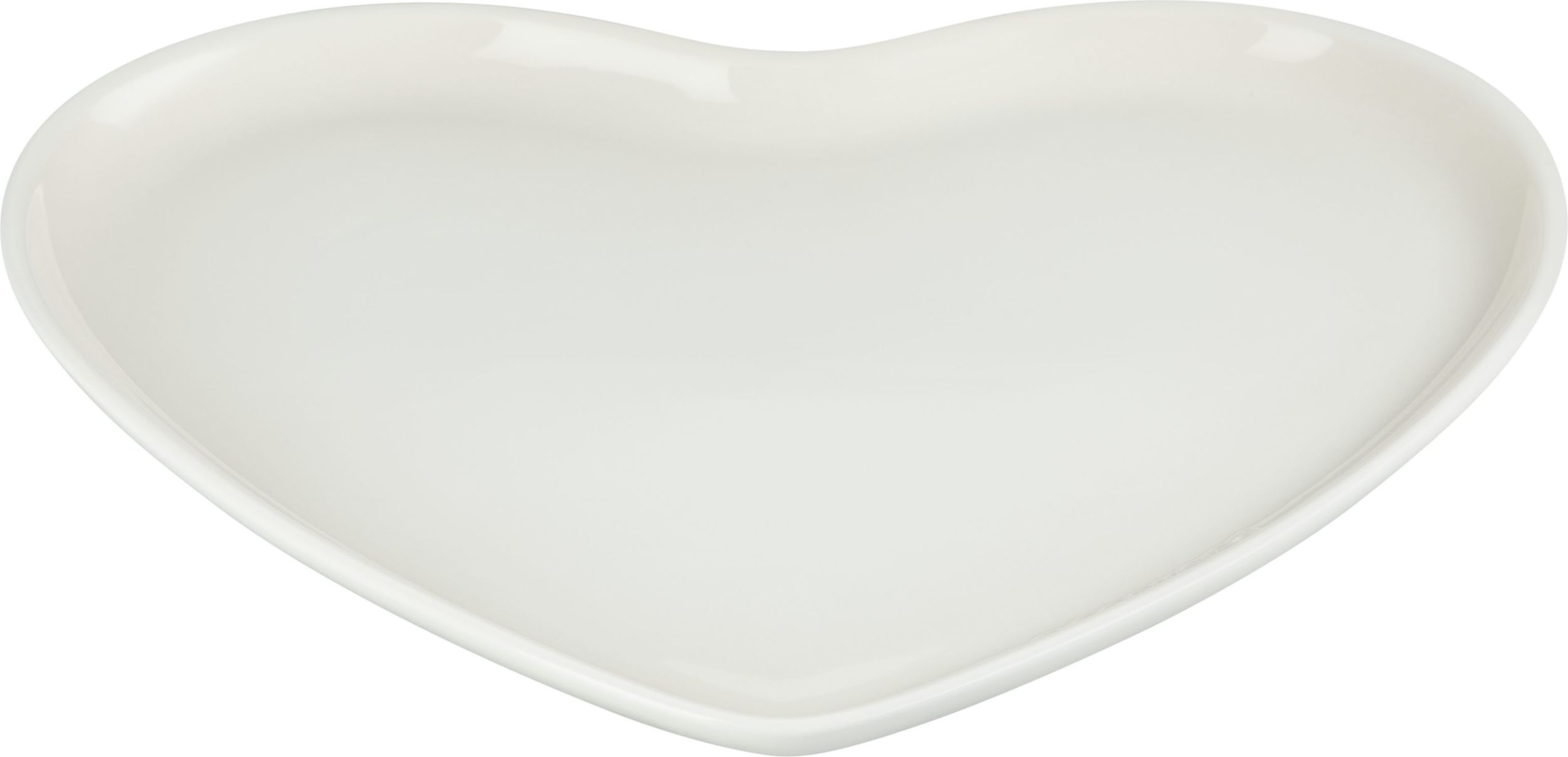Heart Servierteller 32 cm beige