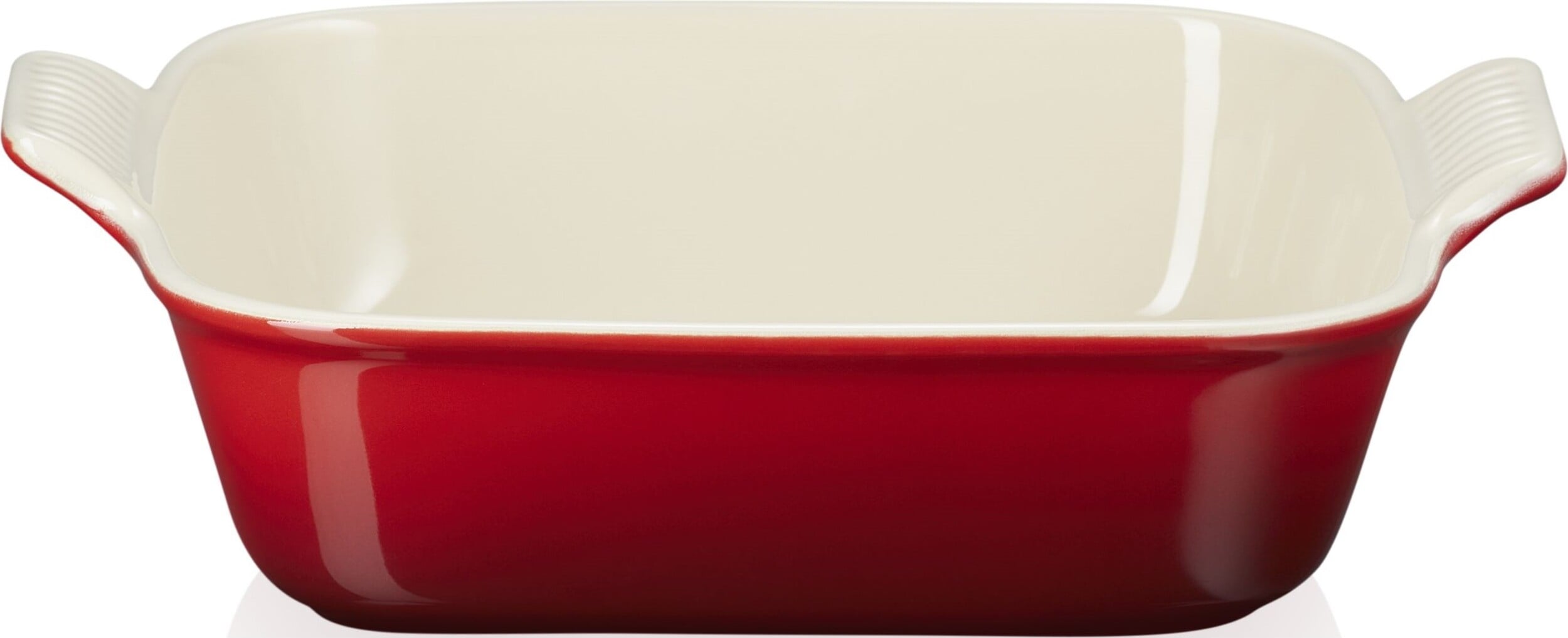 Heritage Backform 23 cm quadratisch kirschrot