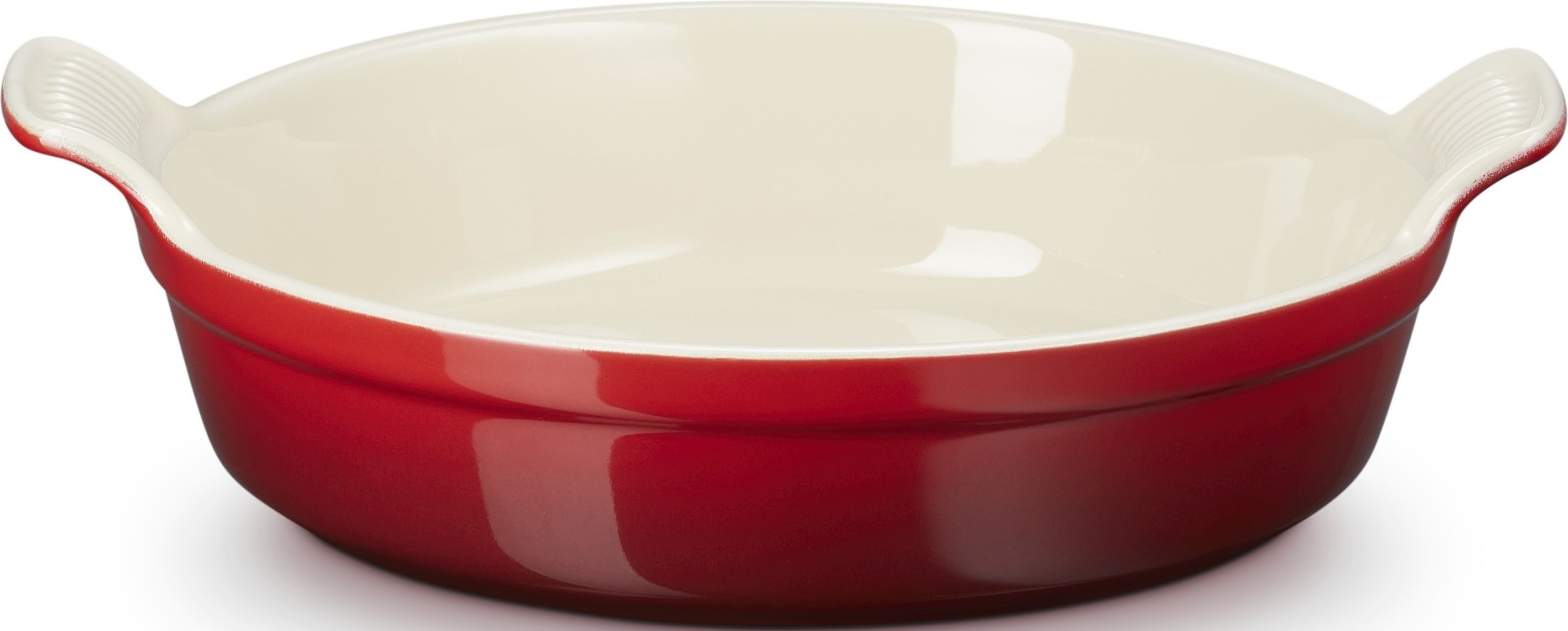 Heritage Backform 24 cm rund kirschrot
