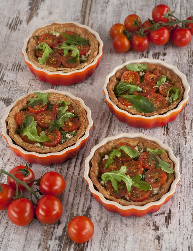 Heritage Kalupi za Tartlete višnjevi 4 kom.