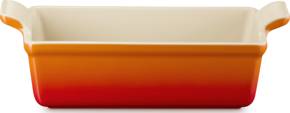 Heritage Kastenform 23 cm, Flammendes Orange